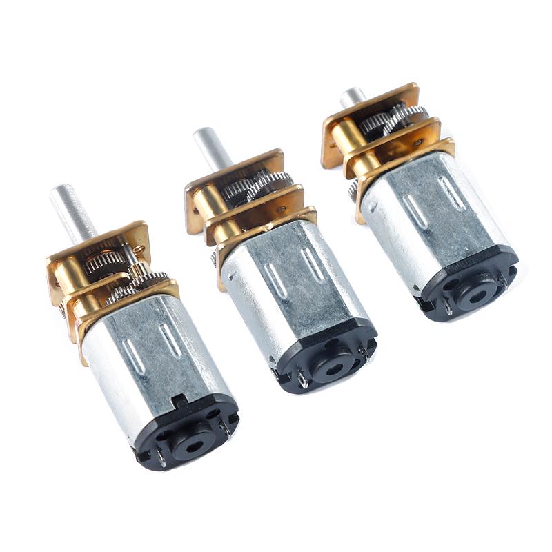 GA12-N20 Micro Metal Gear Reduction Motor, DC 3V/6V, 15/72RPM