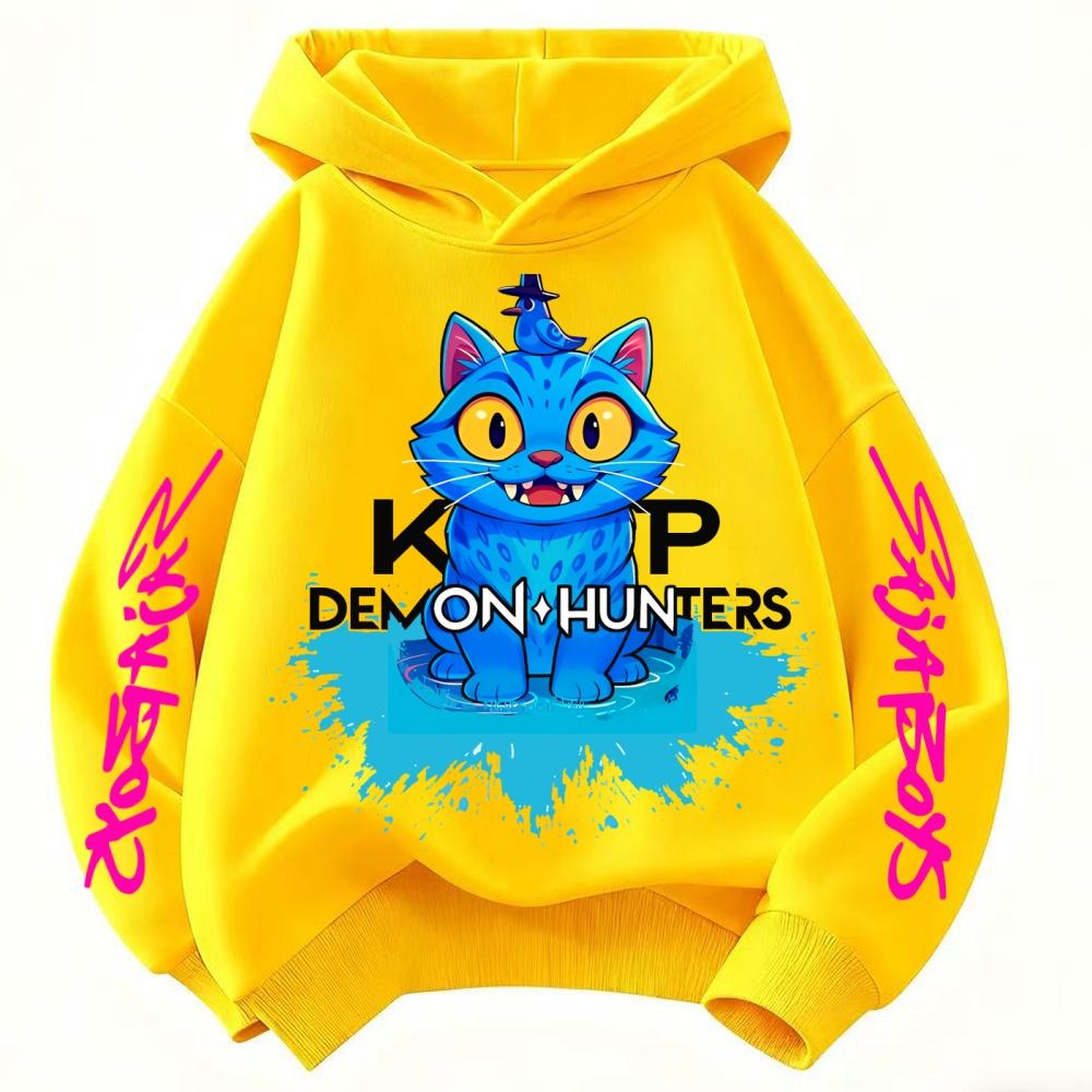 Saja Boys KPop Dämonenjäger Cartoon Kinder Kapuzenpullover Junge Kapuzenpullover Mode Lässige Oberteile Kinder Mädchen Kleidung