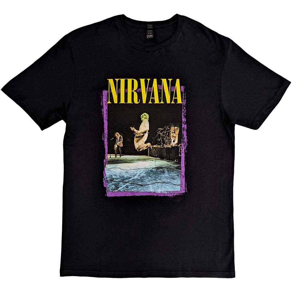 26 Nirvana Stage Jump Authorized Men s T-Shirt- Unisex T-Shirt M