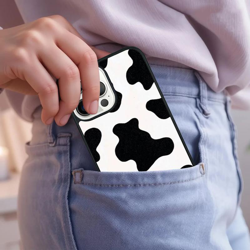 Dalmatiner Kuh Zebra Muster Handyhülle Für iPhone 17 Air 15 16e 14 13 Pro Max Coque 12 11 Pro Max PLUS Hülle