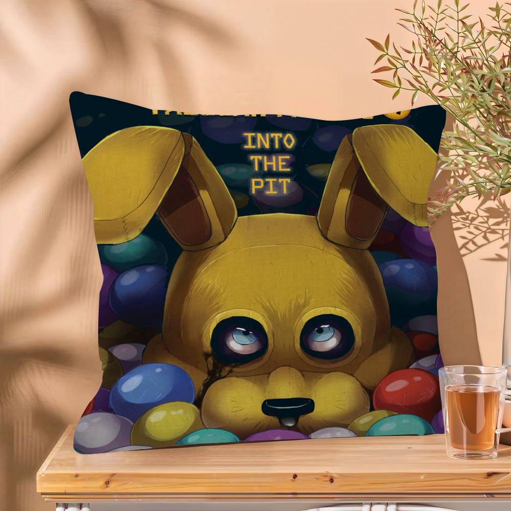 Fnaf Five-nights-At-Freddys Cushion Cover Pillowcase Upholstery Sofa Throw Pillow Home Decor Pillowcas