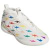 Jalen Williams x adidas Harden Vol. 10 PE Scarpe da Ginnastica Unisex Thunderbolt Bianco Core-Bianco Core-Nero KZ7544