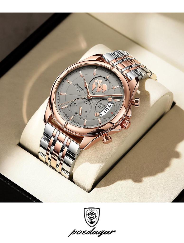 Swiss Waterproof Multifunctional Luminous Men's Fashion Wristwatch