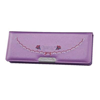 Kutsuwa Magnetischer Bleistift SF010PU Etui, Rose, 1-Türig, Leicht, Lila,