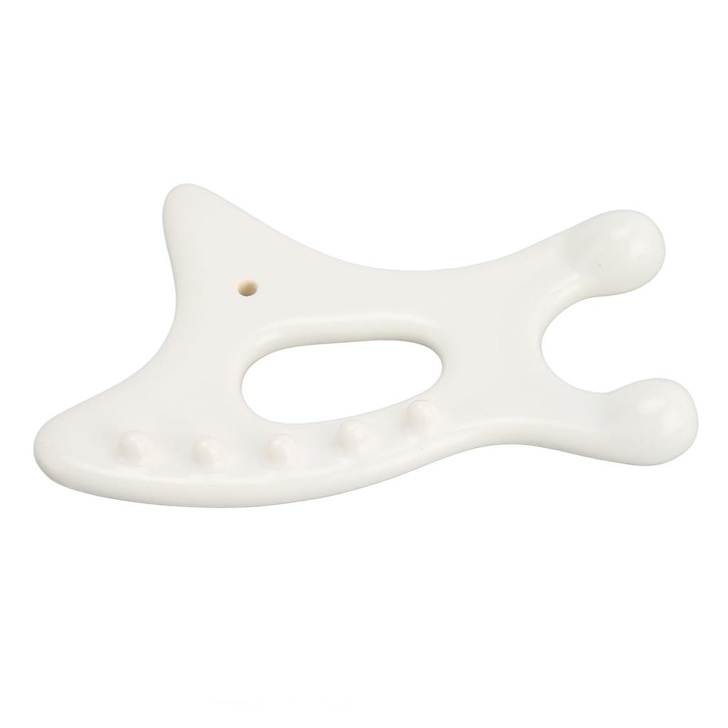 Ceramic Gua Sha Scraping Tool Ergonomic Rounded Edges Gua Sha Facial Body Massage Tools
