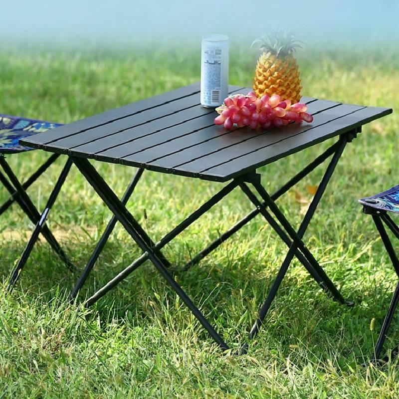 Table Collapsible Portable Outdoor Camping Use Lightweight Foldable Tool Durable