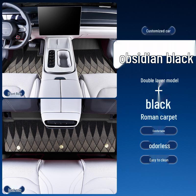 Volvo XC90 (2015–2025) Wasserdichte TPE-Fußmatten für 7-Sitzer