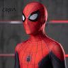 Unisex Superhero Fancy Dress Costume for Kids Adults, Classic Red Blue Zentai Jumpsuit, Halloween Party Suit High Stretch Bodysuit with Mask, Cosplay