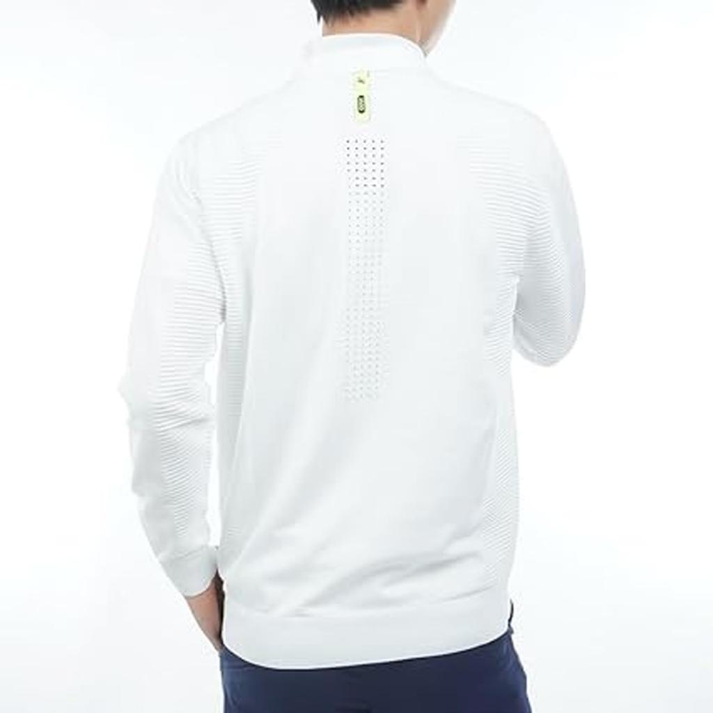 Golf Crew Neck Knit 7 [New Balance] (Stretchable, Basic) / Men's / 012-6170001 030_White [3L]