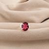 Rosa Rubellit Edelstein 925 Sterling Silber Handgemachter Damenschmuck Schöner Ring für Jubiläumsgeschenk RR-75-2