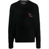 Logo Intarsia Crewneck Jumper Men's PMHE007F22KNI0021032