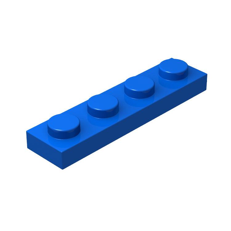 MOC 3710 Assembles Particles Accessories Components 1x4 Normal Board 20PCS Bricks Colorful Building Blocks Educational Toy City