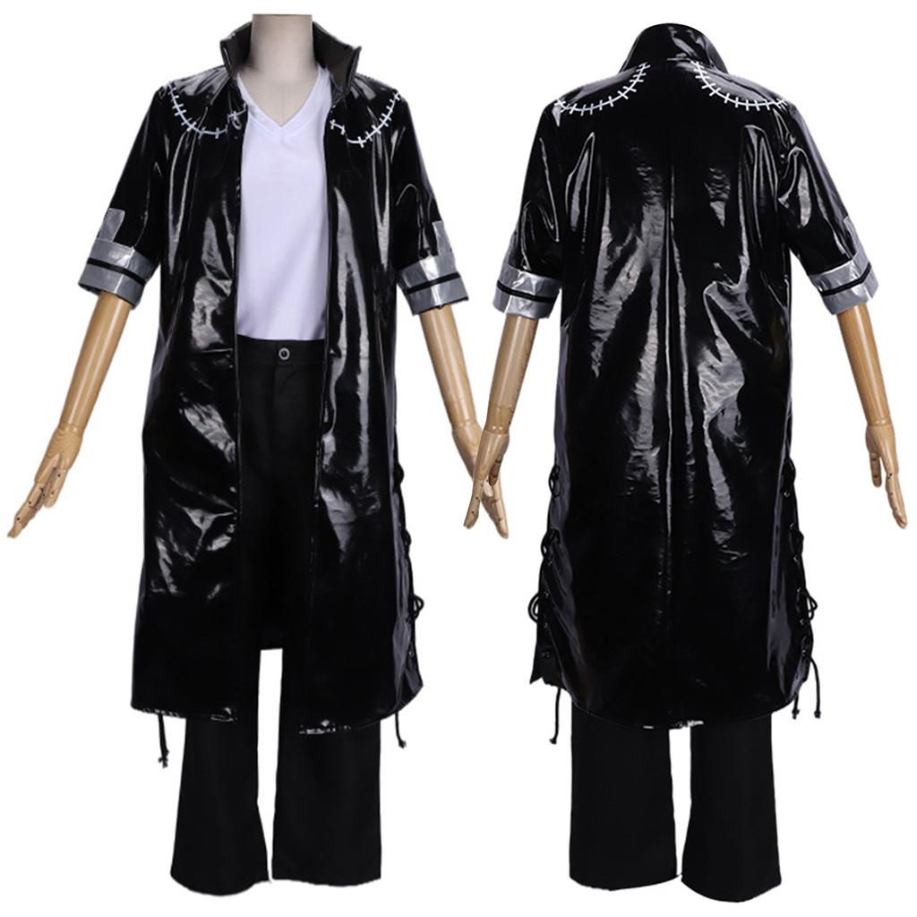 My Hero Academia Dabi Costume Men Anime Cosplay Carnival Uniform With Coat T-Shi