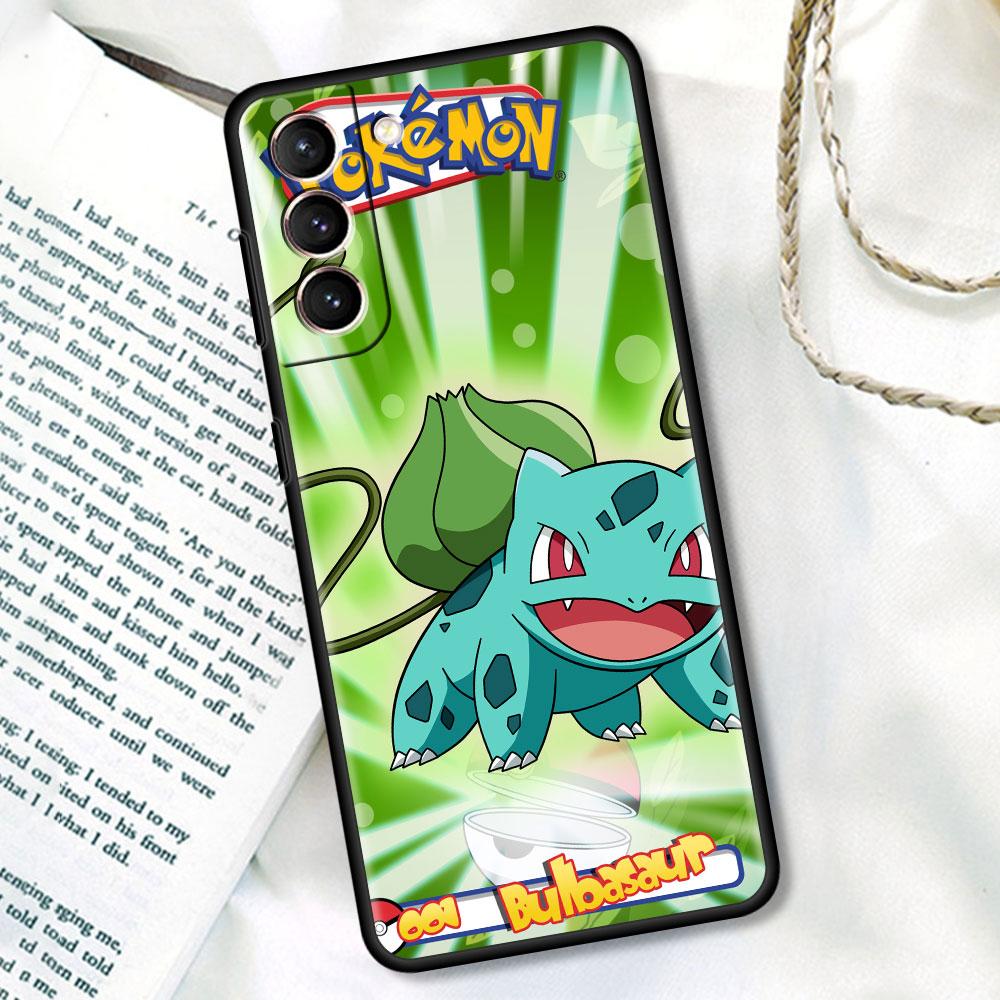 Silicone Case For Samsung Galaxy S20 FE S21 Plus S22 Ultra S10 S10e S24 S23 5G TPU Soft Phone Cover Pokemon Monster Capa