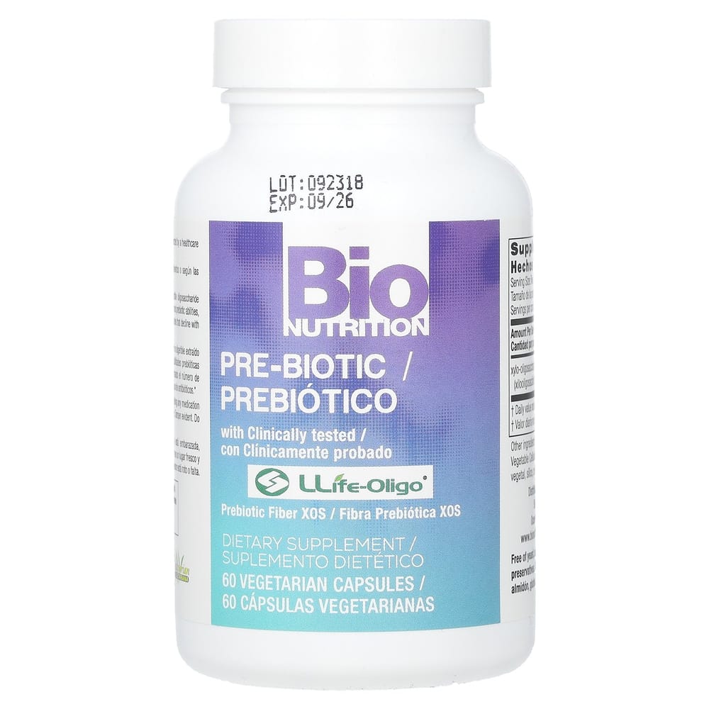 BioNutrition Pre-Biotic Veggie Capsules, 60 Counts