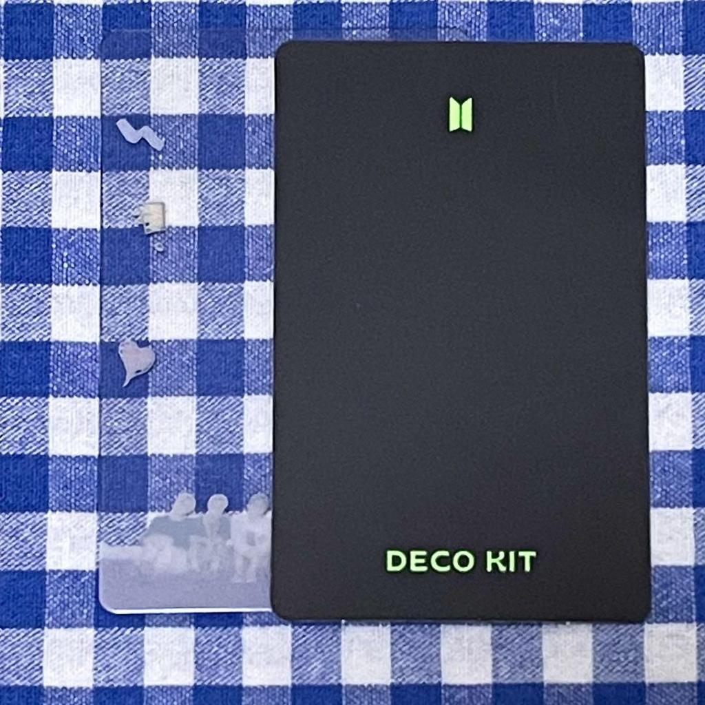 [USED] Official BTS (Bangtan Boys) Deco Kit with Clear Sheet