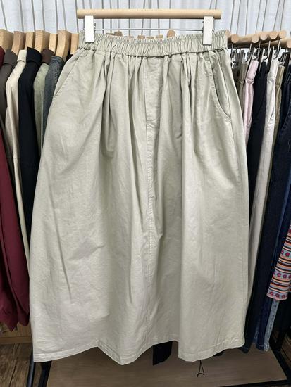 

Эластичная юбка-миди А-силуэта с высокой талией от Xiao Wang на осень 2022 года - Большой размер, свободный крой One Size абрикосовый