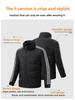 2023 Men's Slim Fit Stand-Up Collar Three-Bar White Duck Down Jacket for Couples