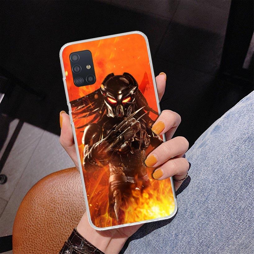 Alien Vs Predator Painted Phone Case For Samsung Galaxy A52 A32 A22 A12 A51 A31 A50S A30S A20S A10S Note 20 Ultra 10 Plus S10 A7