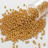 Premium 2.0mm Gold and Silver Glass Round Beads for DIY Jewelry Making