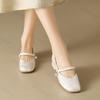 Autumn Women Shoes Fashion 2026 Versatile Low Heeled Leather Shoe Thick Soles Anti Slip Comfort Women's Single Shoe Mary Jane