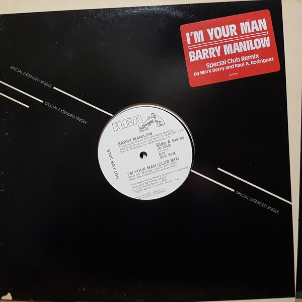 

12inch Record BARRY MANILOW Im Your Man JD14330 RCA Victor 1985 US Dance Electronica Used