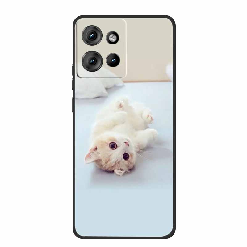 Phone Case For Motorola Moto G86 Power Edge 50 Neo G75 S50 Edge 50 5G Case S 50 Coque Shockproof Black Silicone Soft Back Cover