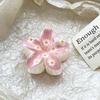 Romantic Frangipani Hair Clips with Printed Hairpins and Flower Hairpins for The Back of The Head