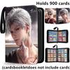 400/900pcs Love and Deep Space Card Album Book Folder 4/9 Card Slots Collections Zipper Double Pocket Card Binder Holder