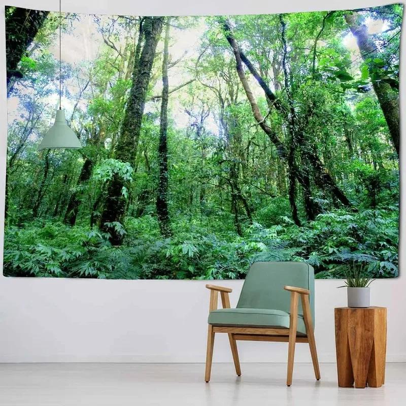 Forest Waterfall Decorative Tapestry Office Living Room Decor Home Wall Tapestry