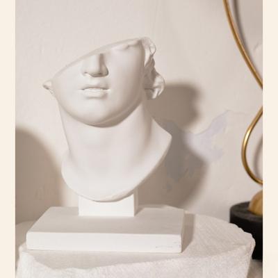 Half Body Statue, Plaster Statue, Desk Decoration, Art Piece Decoration, Roman Figure Sculpture Room, Aesthetic Decoration, Gift