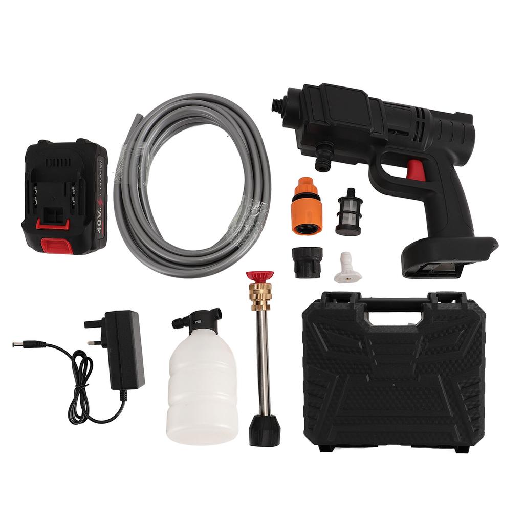 Cordless Pressure Washer 6000mAh Battery Portable Handheld Power Washer for Car Floor Wall Cleaning