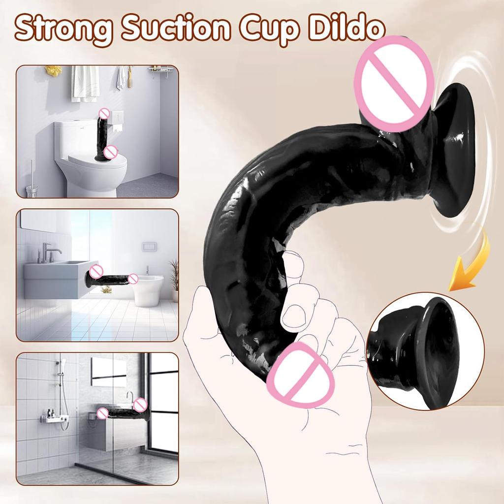 Realistyczne Dildo Ogromny Duży Sztuczny Penis z Przyssawką Elastyczny Sztuczny Dick Żeńska Wagina Analna Masturbacja Dla Lesbijek Zabawka Seksualna