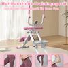 2-In-1 stair stepper and ab trainer - foldable multifunction device, full-body training device for home gym
