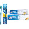 Crest Soft Bristle Colorful Crystal Toothbrush & 3D White Orange Toothpaste Set