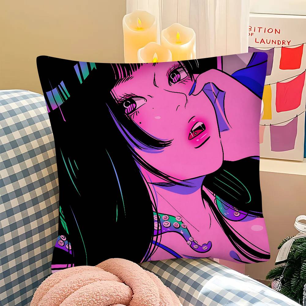 Oosaki Nana Anime Pillow Case Square Pillow Bedroom Sofa Leisure Comfort Cushion Car Living Room Home Decoration