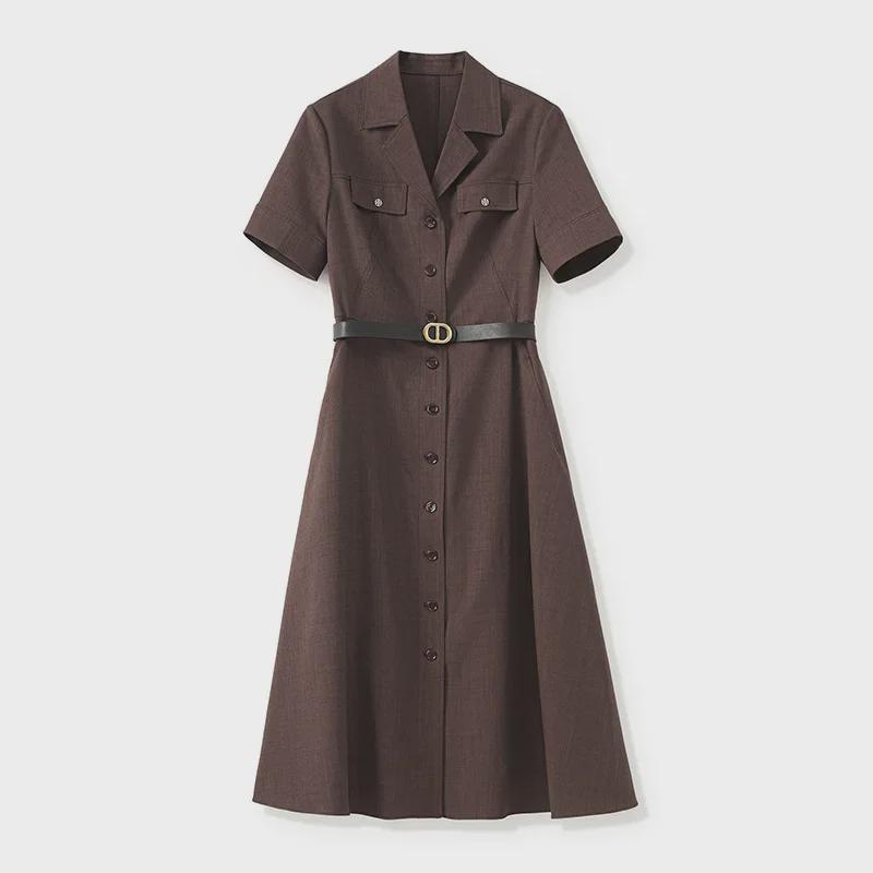 French Commuter Chic: Premium Light Luxury Women's Suit Dress