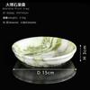 Marble Round Serving Tray Living Room Decor Luxury Minimalist Fruit Dish Jewelry Display Stand