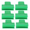 40PCS Plastic Greenhouse Film Clamp Easy To Attach Fits 11mm Pipe Greenhouse Film Clip Green Greenhouse Film Buckle