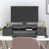 Day and Night - Day and Night Monitor Stand Solid Gray Pine Wood 70x27.5x15 Cm