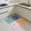 Silicone Shower Drain Cover Insect-proof Cartoon Dog Drain Hair Catcher Anti-Odor Reusable Bathtub Drain Stopper