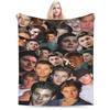 Jensen Ackles Blanket  Super Warm Fashion Plush Throw Blanket For Boy Girl Outdoor Flannel Bedspread Bed Cover