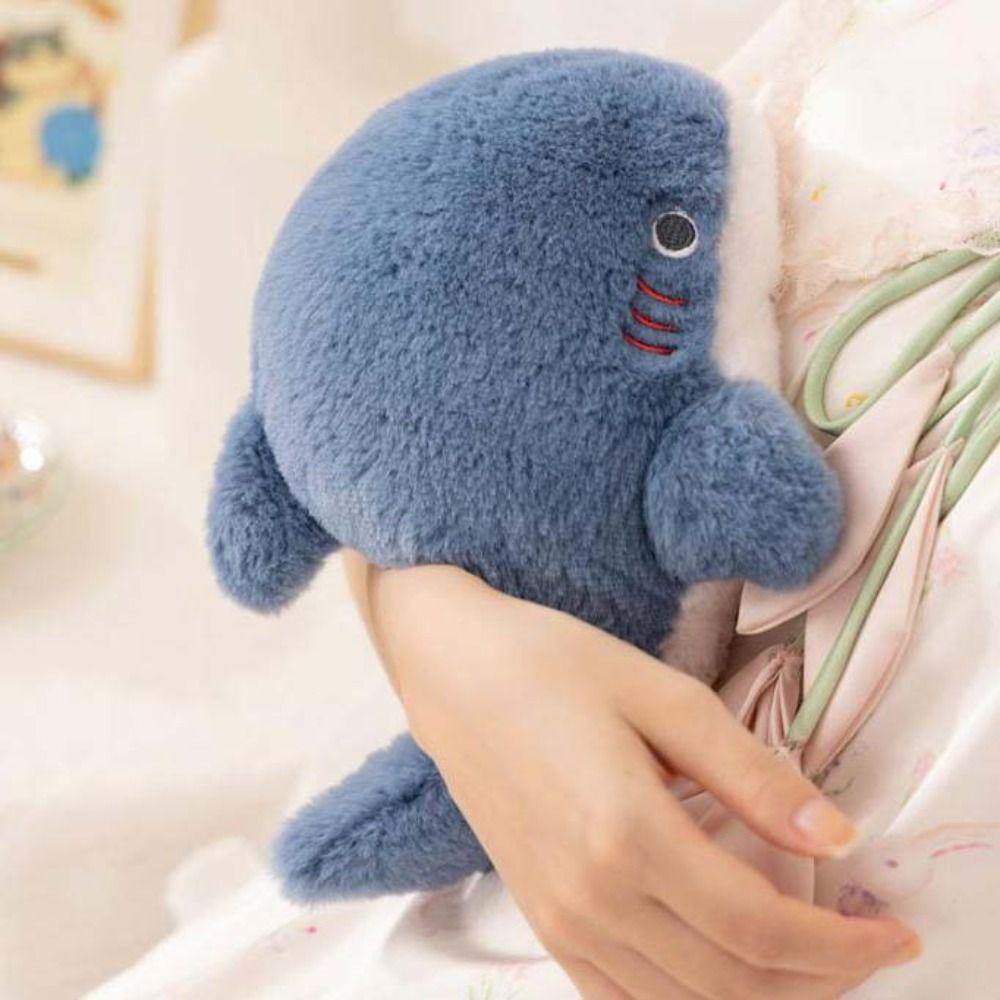 Simulation Animals Shark Toys Fluffy Whale Plush Toy Sea Stuffed Plush Doll  Gifts To Friend