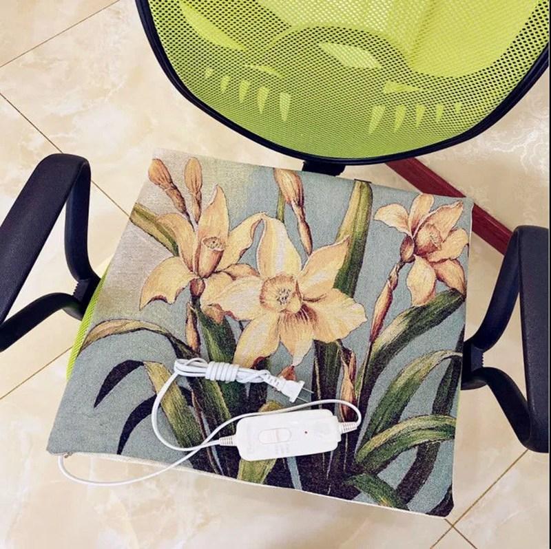 Perna de incalzire electrica detasabila si lavabila Perna pentru scaun de birou Perna mica de incalzire electrica Perna de incalzire electrica Tip femela de incalzire