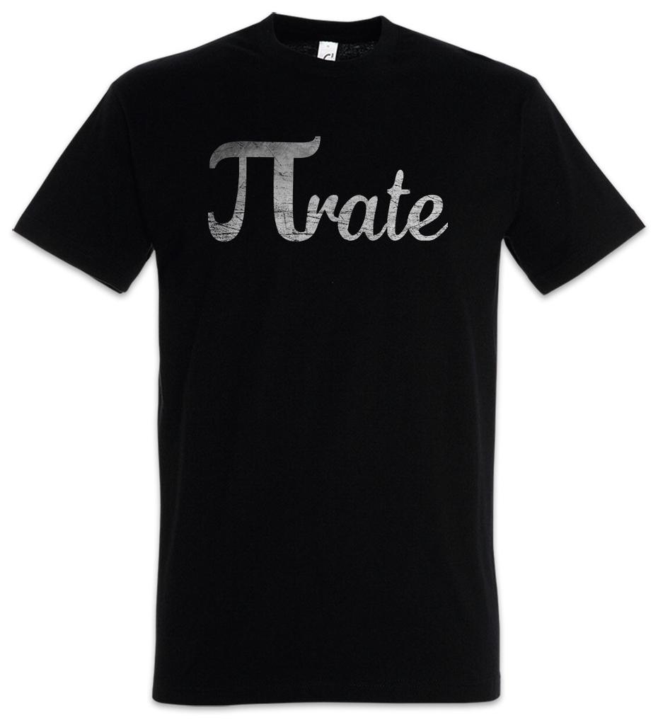 Pirate T-Shirt Pi Maths Fun Geek Nerd Teacher Professor Science Scientist