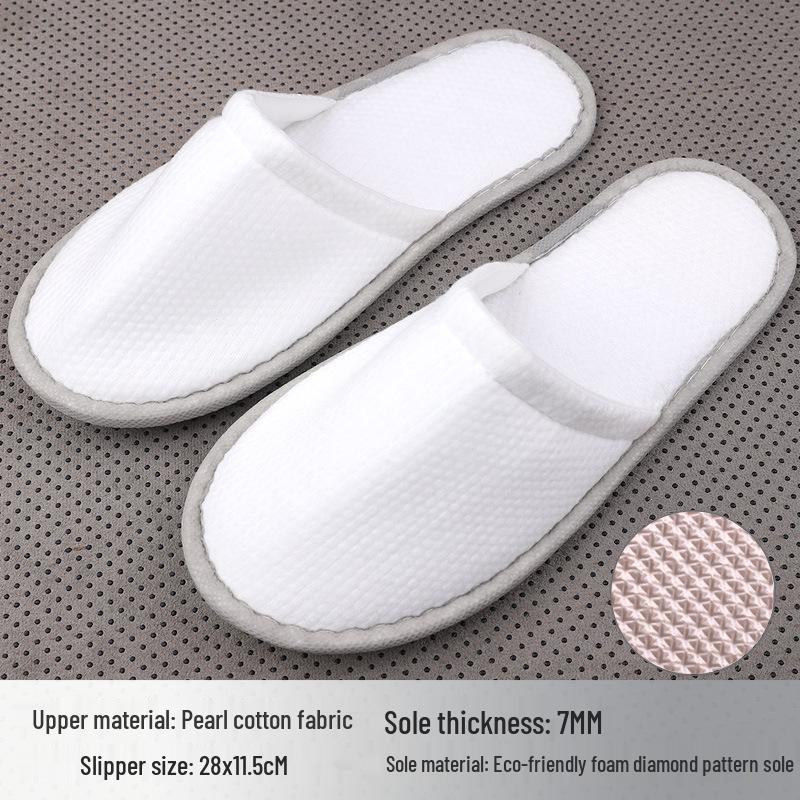 Disposable Non-slip Slippers for Hotels, B&Bs, and Beauty Salons