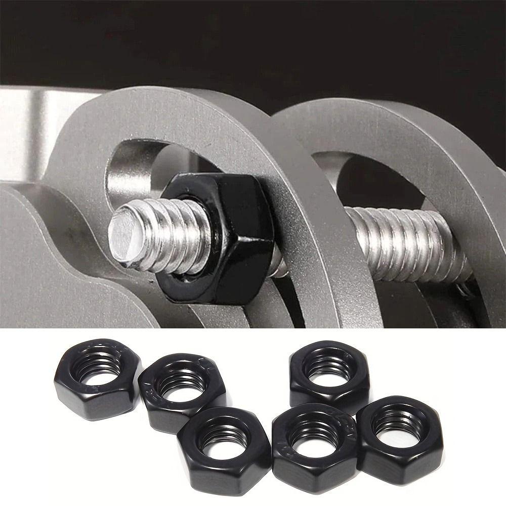 Black Nylon Hex Nuts Nylon Hexagonal Nut High Quality Hex Nuts Assortment Kit Car Repair