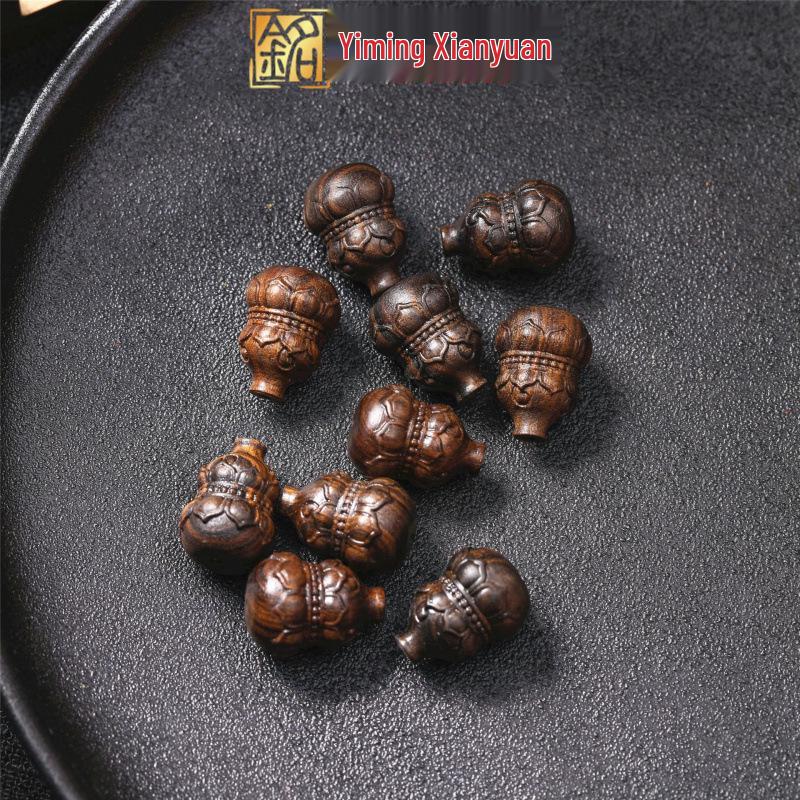 Sandalwood Rosewood Gourd Pendant Necklace DIY Accessories