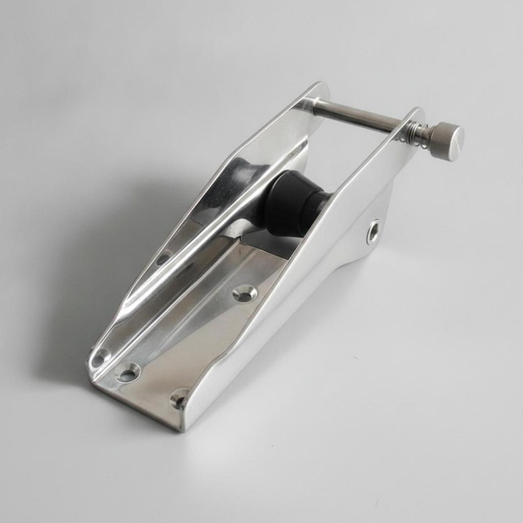 Stainless Steel Anchor Bracket Hinged Hardware Polished for Sailboats, Mariners