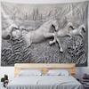 Dreamy Unicorn Tapestry Wall Hanging Hippie Home Bedroom Party Background Poster Cartoon Horse Dormitory Hanging Cloth Blanket